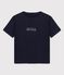 Camiseta de lactancia Tajinebanane x Petit Bateau azul SMOKING