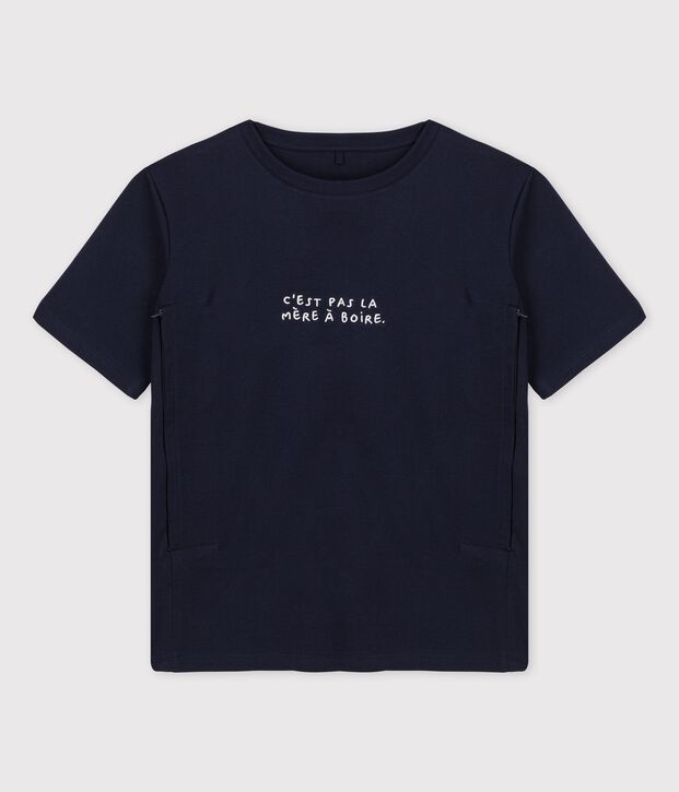 Camiseta de lactancia Tajinebanane x Petit Bateau SMOKING