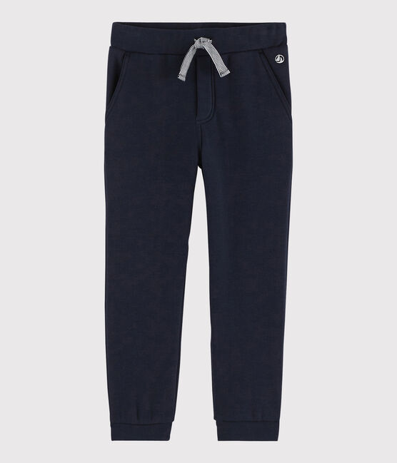 Pantalón de muletón para niño azul SMOKING