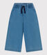 Pantalón ancho de tejido vaquero ligero para niña