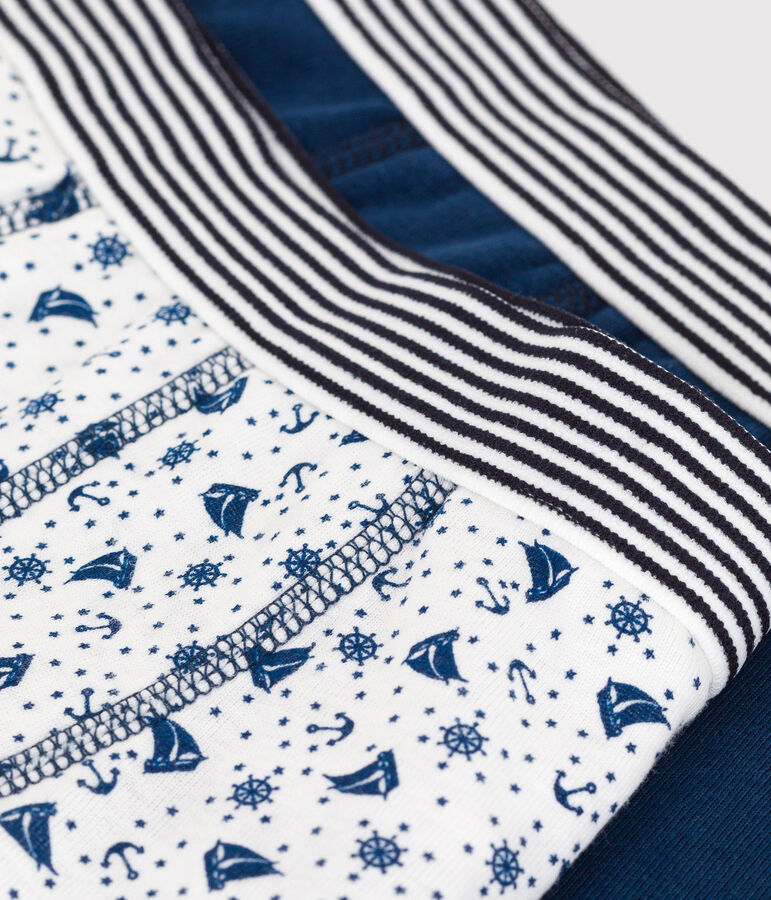 Juego de 2 b&oacute;xers infantiles de algod&oacute;n multicolor