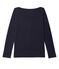Camiseta de manga larga de lino brillante para mujer azul SMOKING/azul BRILLANT