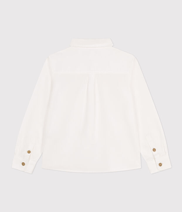 Camisa de ni&ntilde;o blanco
