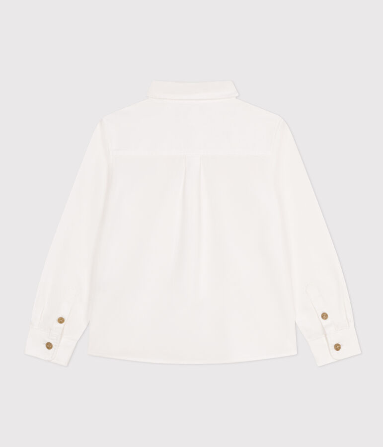 Camisa de ni&ntilde;o blanco