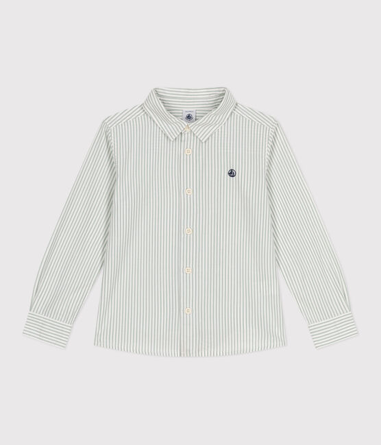 Camisa infantil de algodón de manga larga a rayas PAUL/ ECUME
