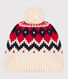 Gorro de jacquard de lana de niño/niña