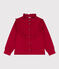 Blusa de terciopelo fino de niña rojo CORRIDA