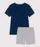 Pijama infantil corto y liso de algodón INCOGNITO/ FUMEE
