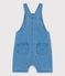 Peto corto de tejido vaquero ligero ecológico de bebé azul DENIM CLAIR
