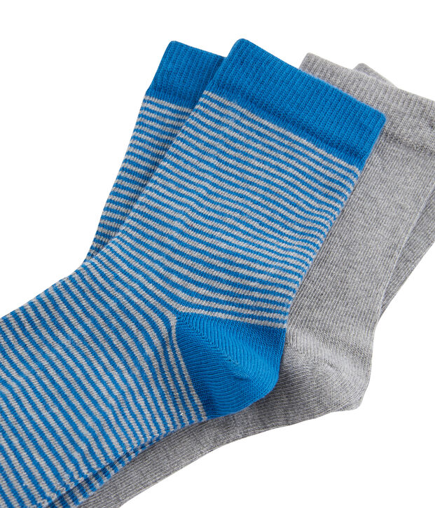 Lote de 2 pares de calcetines infantiles para ni&ntilde;o multicolor
