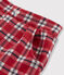 Short de punto para niña rojo TERKUIT/blanco MULTICO