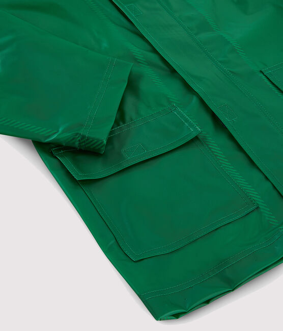 Chubasquero para niño y niña verde PRADO
