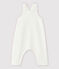 Peto blanco de bebé en tejido tubular de algodón ecológico blanco MARSHMALLOW