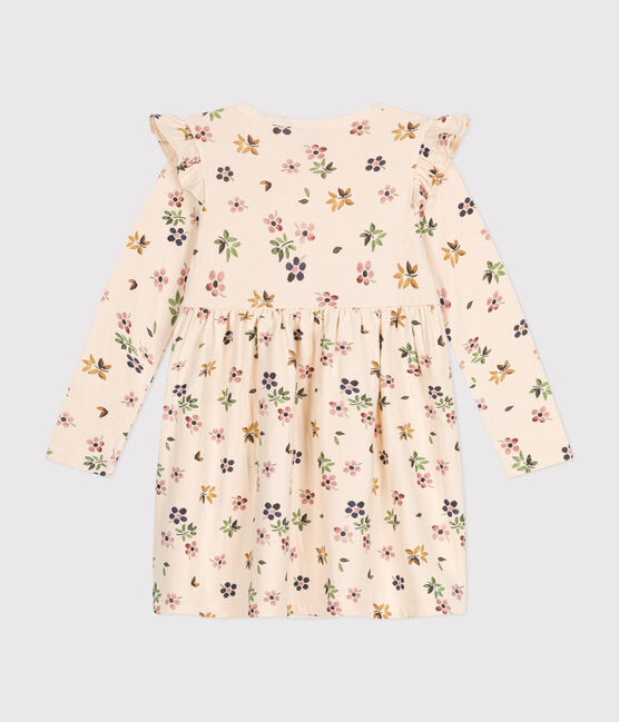 Vestido de túbico de manga larga para niña blanco AVALANCHE/ MULTICO