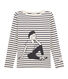 Camiseta marinera de mujer