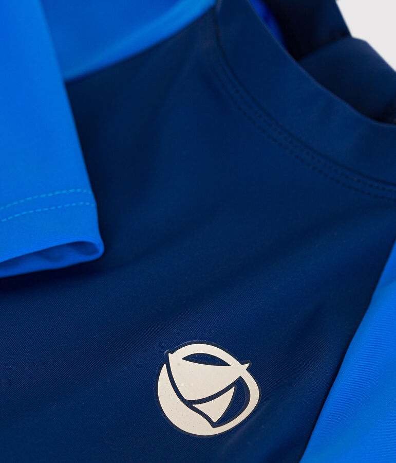 Camiseta de ba&ntilde;o anti UV para beb&eacute; azul/azul