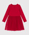 Vestido de punto grueso y tul para niña COULIS