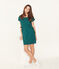 Vestido manga corta para mujer verde PINEDE