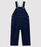 Peto largo de tela efecto vaquero para bebé unisex azul JEAN
