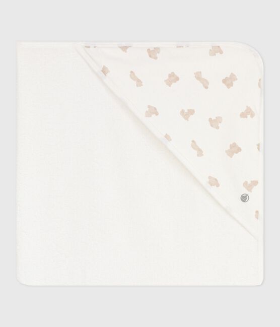 Capa de baño de algodón para bebé MARSHMALLOW/ BRUN