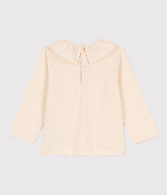 Blusa de punto flameado de manga larga para bebé crudo AVALANCHE