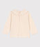 Blusa de punto flameado de manga larga para bebé crudo AVALANCHE