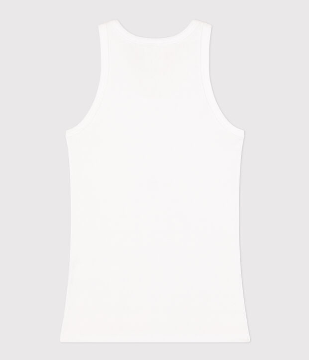 Camiseta de tirantes L'ICONIQUE de algod&oacute;n biol&oacute;gico de mujer blanco