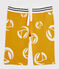 Bermudas de punto de niño amarillo BOUDOR/blanco MARSHMALLOW