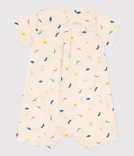 Mono estampado de popelina para bebé blanco AVALANCHE/ MULTICO