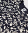 Vestido con estampado de manga larga de túbico de niña azul SMOKING/ AVALANCHE