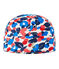 Gorrito bebé niña en muletón estampado blanco MARSHMALLOW/blanco MULTICO