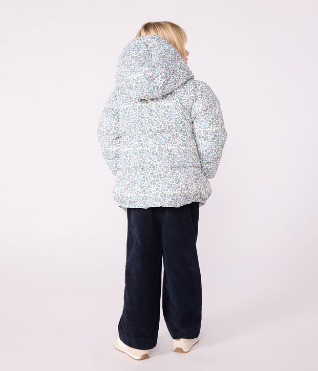 Plum&iacute;fero infantil estampado crudo/multicolor