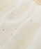 Falda de tul para niña beige COQUILLE/amarillo DORE