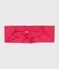 Diadema infantil de tela lisa rosa GLOSS