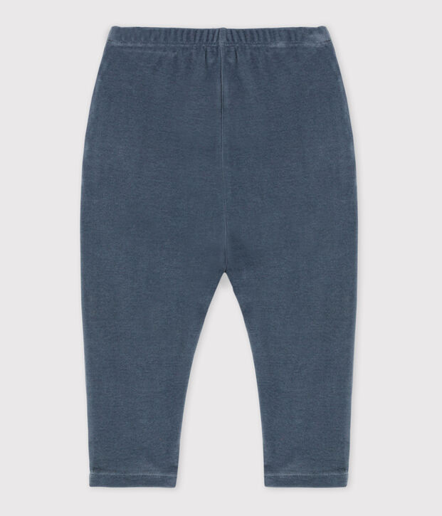 Pantal&oacute;n de terciopelo para beb&eacute; gris