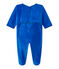 Pijama de terciopelo para bebé azul PERSE