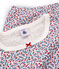 Pijama corto de punto para niña blanco MARSHMALLOW/blanco MULTICO