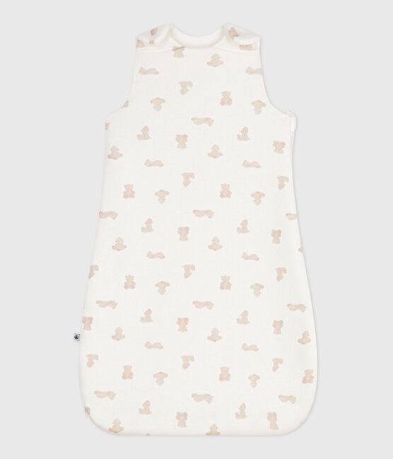 Saco para bebé de algodón con estampado de osos TOG 2 MARSHMALLOW/ BRUN