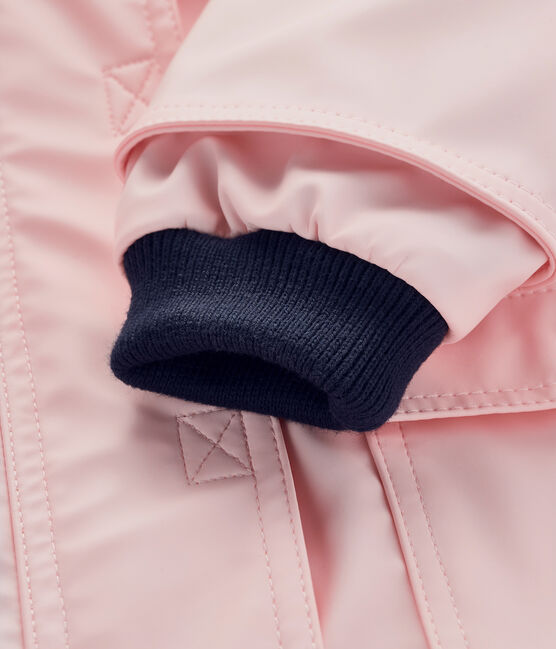 Chubasquero emblemático para bebé niña rosa MINOIS