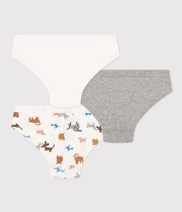 Juego de 3 slips de algod&oacute;n perro para ni&ntilde;o multicolor