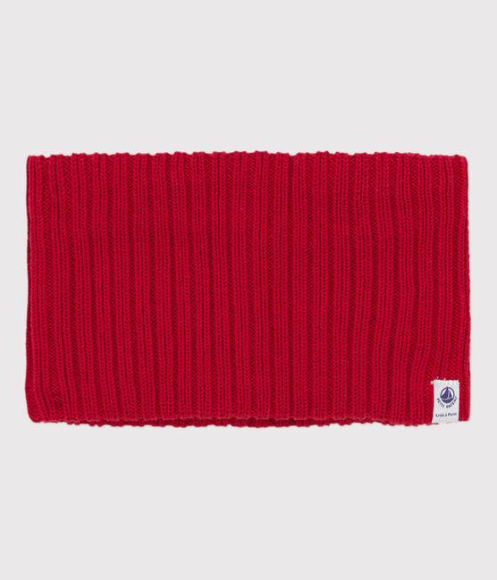 Cuello de punto tricotado con forro polar reciclado para bebé STOP