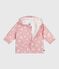 Cortavientos para bebé con estampado floral rosa CHARME/blanco MARSHMALLOW