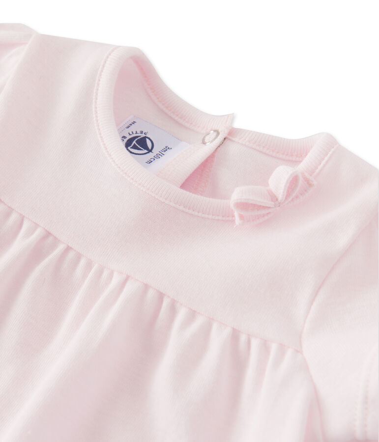 Camiseta para beb&eacute; ni&ntilde;a rosa Vienne