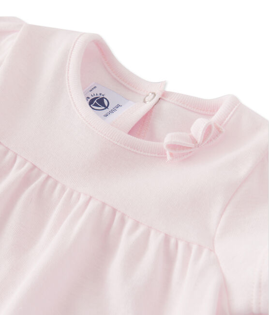 Camiseta para bebé niña rosa Vienne