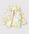 Cortavientos de punto revestido de bebé niño blanco MARSHMALLOW/blanco MULTICO
