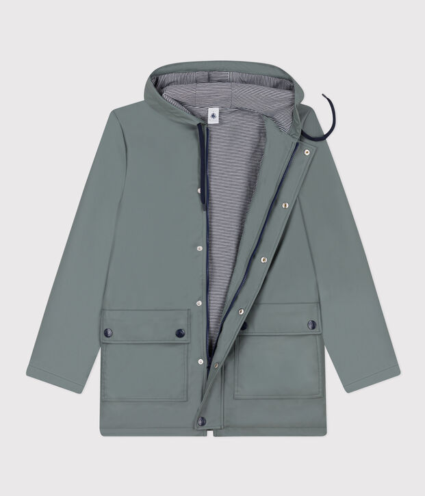 Impermeable ic&oacute;nico para mujer/hombre verde