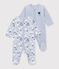 Juego de pijamas de terciopelo estampado para beb&eacute; multicolor