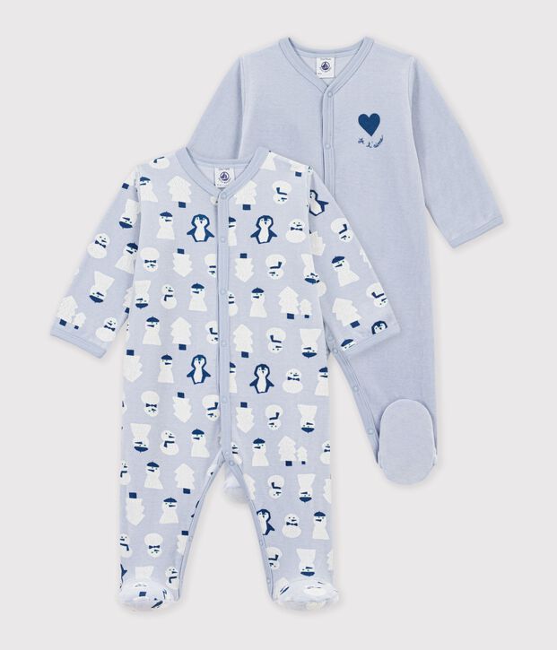 Juego de pijamas de terciopelo estampado para beb&eacute; multicolor