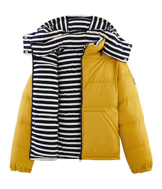 Anorak reversible beige COQUILLE/azul SMOKING/ MULTICO