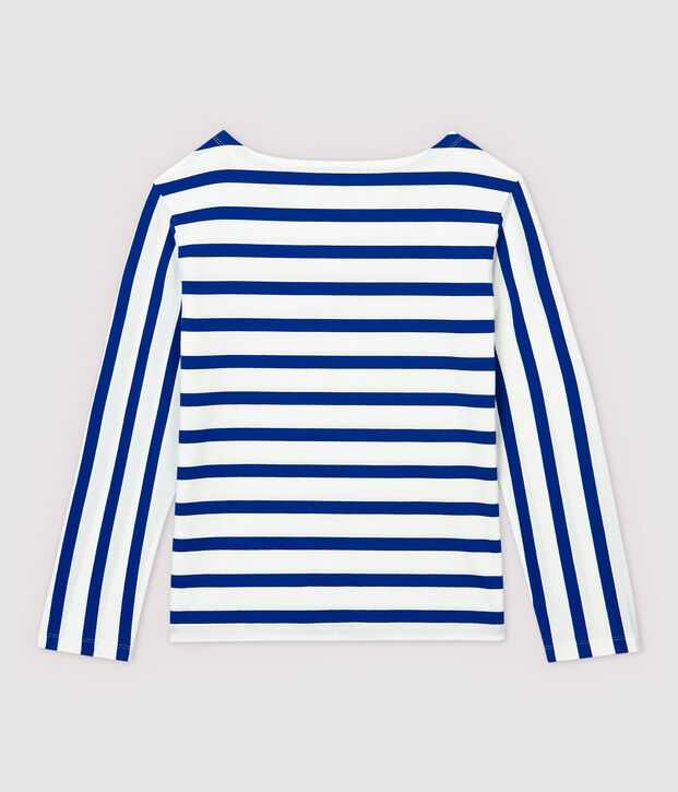 Marinera ligera de mujer blanco/azul